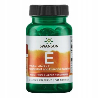 Swanson VITAMIN E 400 IU 100caps Natural