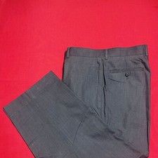 LOUIS RAPHAEL ... Tailored ... Flat Front Dress Pants ... Gray   Size 38