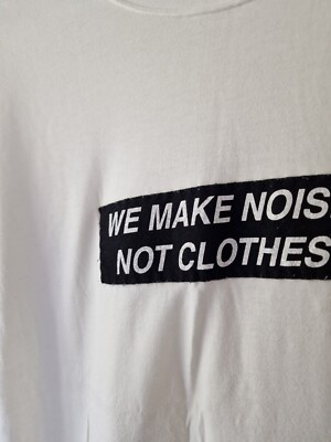 Undercover SS05 Arts n Crafts 'We Make Noise Not Clothes' T-Shirt