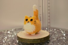 Handmade crochet keychain Little Cat