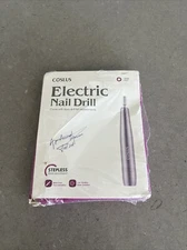 Coslus ELECTRIC NAIL DRILL W/ 6 Drill Bit Replacements | New W/ Fast Ship READ