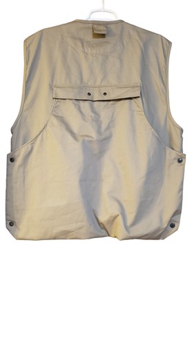 Master Sportsman Khaki Fishing Hunting Outdoors Rugged Gear Vest Fathers Day XL - Picture 2 of 21
