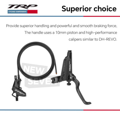TRP TRAIL EVO HD-M843 4 Piston Hydraulic Disc Brake Set Front