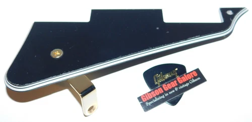 Epiphone Les Paul Custom Pickguard Black 5 Ply Guitar Parts Gibson Pick Bracket