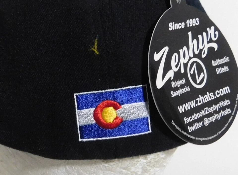 Minnesota Twins TC Fitted Hat XL 7 5/8" Colorado Fan Flag MLB Zephyr - Image 4 of 4