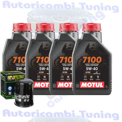 Set Service Öl Motul 7100 5W40 + Filter Für Arctic Cat � Atv 700 Alterra� 2019