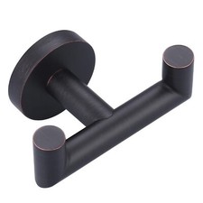 Oil Rubbed Bronze Double Towel Hook Shower Towel Hook Stainless Steel Heavy D...