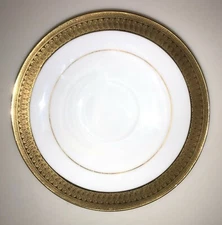 Antique Minton G6285 Gold Encrusted, Trimmed Demitasse Saucer Foster Stephens&Co