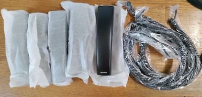Lot of 5 New Polycom 2215-17680-001 VVX Series Handsets & 5 new 12ft coil cords