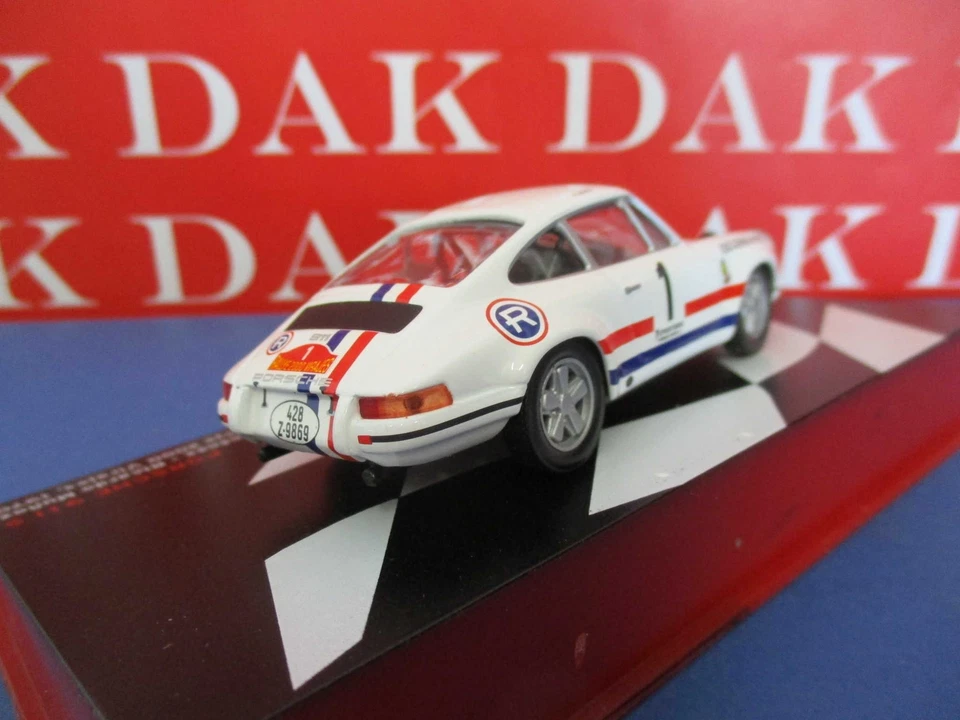 Die cast 1/43 Modellino Auto Porsche 911 S Rally 2000 Virajes 1970 - Immagine 3 di 4