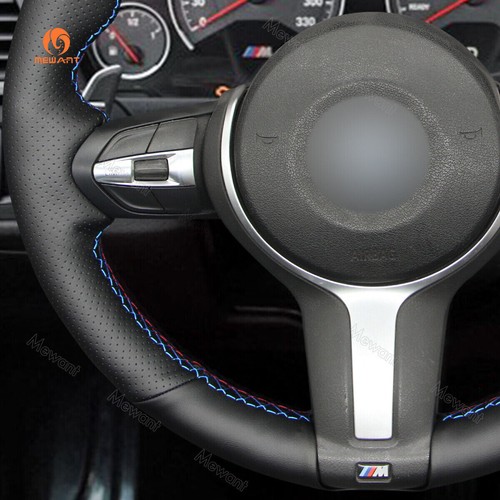 Funda de volante de cuero sintético MEWANT DIY para BMW F30 F31 F34 F20 F21 M135i M140i F45 - Imagen 5 de 8