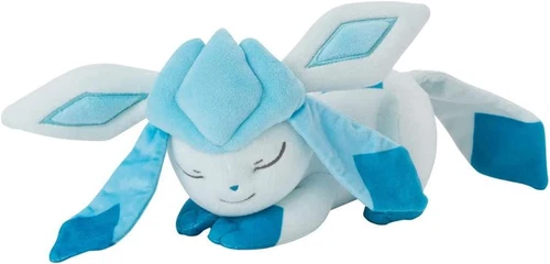 Peluche Pokemon Sleeping Friend S (Glaceon Glaziola Givrali) Ancho aprox. 33cm - Imagen 1 de 10