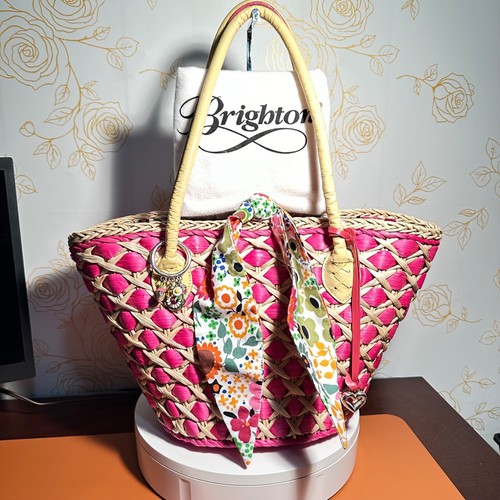 Brighton Woven Straw Tote Bag