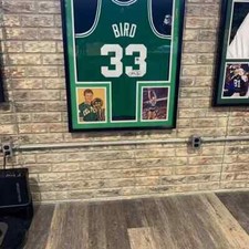 Jersey Display Case XL Frame w/ Double Matting Baseball Football Uniform Cabinet
