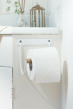 Toilettenpapierhalter Mit Ablage Aus Aluminium – Vintage Design, Wandmontiert, Ohne Bohren