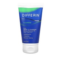 Differin, Daily Deep Cleanser, Sensitive Skin, 4 fl oz 118 ml 