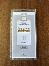 SCOTT US STAMP MOUNTS 80MM CLEAR STRIP PACKAGE OF 10