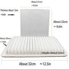 New Engine+ Cabin Air Filter Combo Set For Toyota Sienna Camry Lexus RX350 ES330