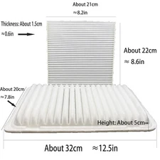 New Engine+ Cabin Air Filter Combo Set For Toyota Sienna Camry Lexus RX350 ES330