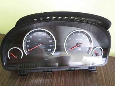BMW M5 M6 F10 F12 CLUSTER SPEEDOMETER INSTRUMENTENKOMBI HUD MPH USA 7847250
