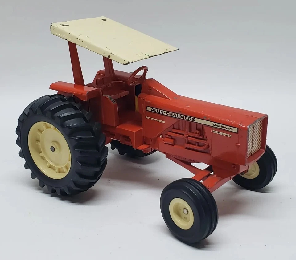 Vintage Allis-Chalmers One-Ninety XT Landhandler Tractor With ROPS By Ertl 1/16 - Image 3 of 4