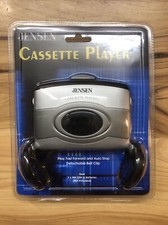Jensen SC-6 Cassette Player High Efficiency Stereo Headphones New Sealed