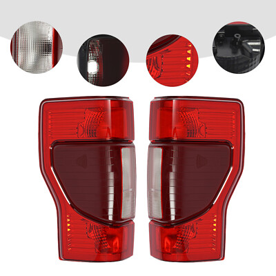 For 2020-22 Ford F250 F350 F450 Pair Halogen Tail Lights Lamp w/Blind Spot LH+RH