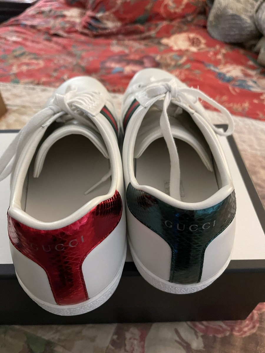【関税&送料込み】Gucci Ace Web Detail Sneakers Gucci Ace white leather low top men's Tiger Web sneakers