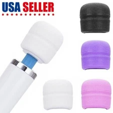 Replacement Silicone Smooth Soft Heads For Therapy Body Handheld Wand Massager