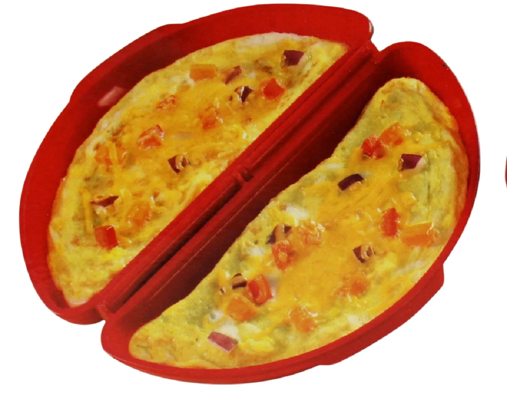 BPA-Free Microwave Egg Cooker for Scrambled Eggs, Omelets & Sandwiches