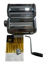 MARCATO Atlas 150 Pasta Machine, Made in Italy,  Hand Crank Missing Clamp 🗜️