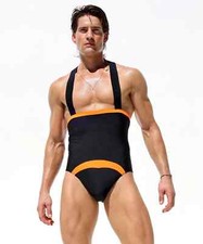 Body (singlet) Homme Rufskin En Nylon Brillant Spandex - Taille Unique Slim - Neuf Avec étiquettes
