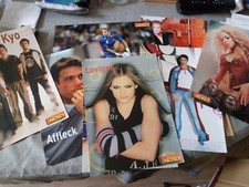 7 petits posters '"journal Mickey" et un poster "popcorn"