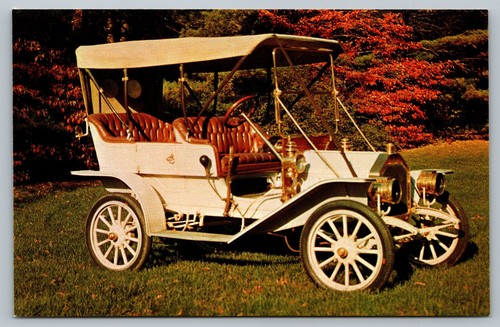 Postcard 1910 Buick Model 10 Toy Tonneau White Henry Austin Clark Antique Car