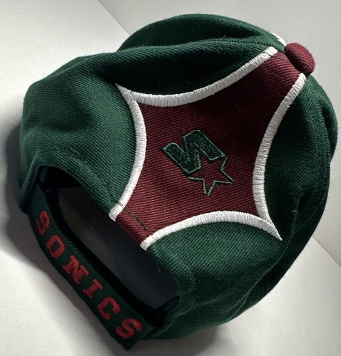 Vintage Seattle Super Sonics STARTER Hat, brand new with tags + adjustable back. - Picture 2 of 11