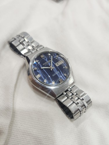 Citizen Adorex Automatic 8050 4-385136 Y Sunburst Dial Kanji Faceted Crystal - Picture 4 of 11