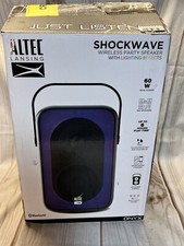 Altec Lansing Shockwave Bluetooth Wireless Speakers - Black