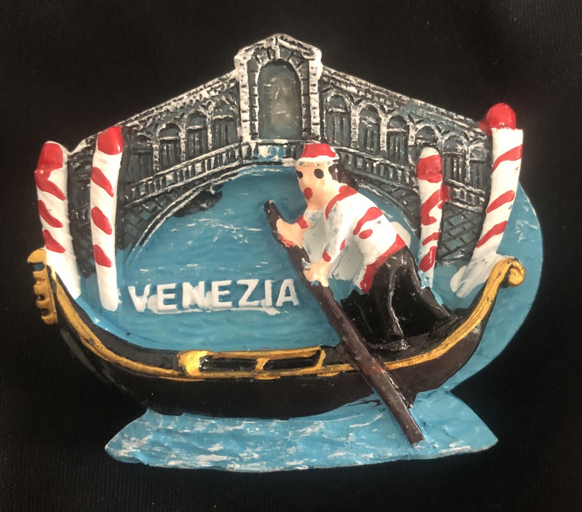 Resina Magnetica Calamita 3D Venezia Gondola - Souvenir In Resina Per Frigorifero Calamita Venezia - Foto 5