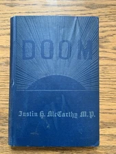 MCCARTHY, JUSTIN HUNTLY Doom! An Atlantic ep.  Signed Chatto Windus 1896