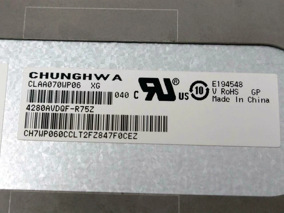 Lote de 5 Dell Venue 7 3730 1280x800 Resolución 7" Pantalla LCD XF40Y 0XF40Y Negro Foto 4 de 4