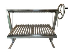 Argentinian Asado Charcoal BBQ Grill for Brick Outdoor DIY Kitchen
