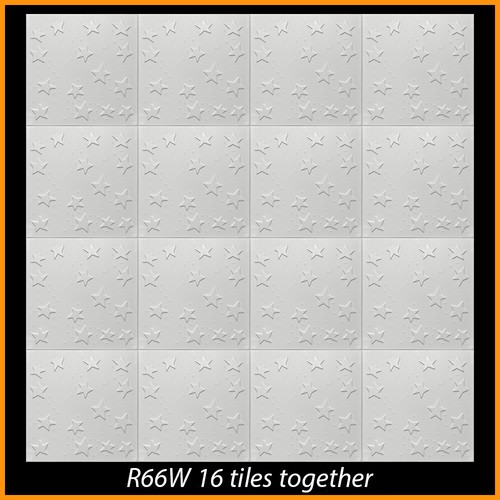 DIY Ceiling Tiles, Glue Up on popcorn. Foam 20x20 R66 White Pack /48 (126.72s/f) - Picture 3 of 3