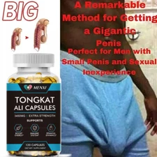 Natural Testosterone Booster 3450mg TongkatAli Extract 200:1 Strong 120 Capsules