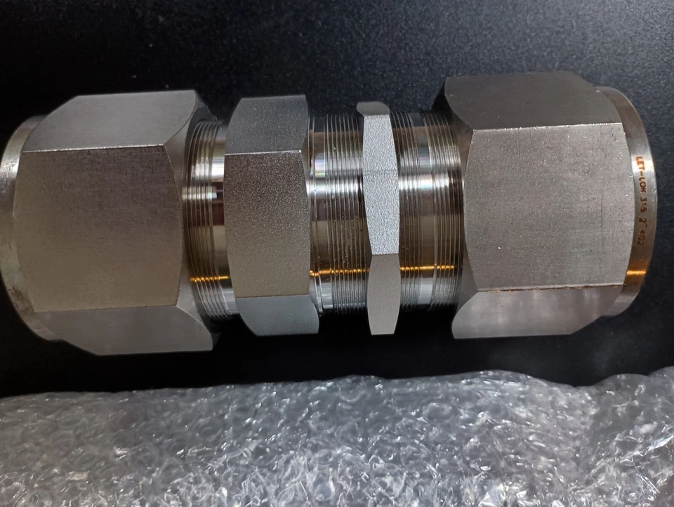 2" Stainless Steel Compression Bulkhead Union Ham-Let Let-Lok - Image 4 of 4