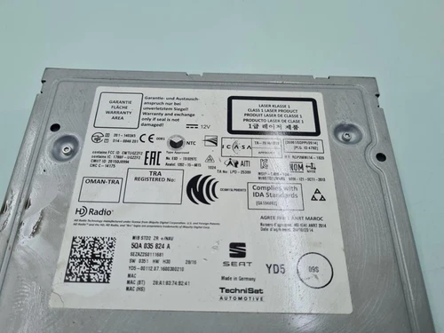 5QA035824A Sistema Audio/Radio Cd para SEAT IBIZA ST (6P8) Style Connect 142130 - Imagen 2 de 6