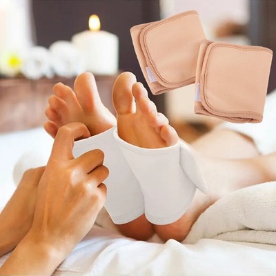 1/2PCS Reusable Castor Oil Pack For Foot Wrap Hemmed Square Scarf Knee Bags