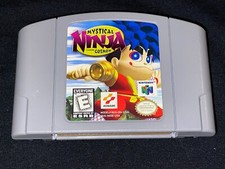 Mystical Ninja Starring Goemon (Nintendo 64, 1998) Cleaned Tested Authentic N64