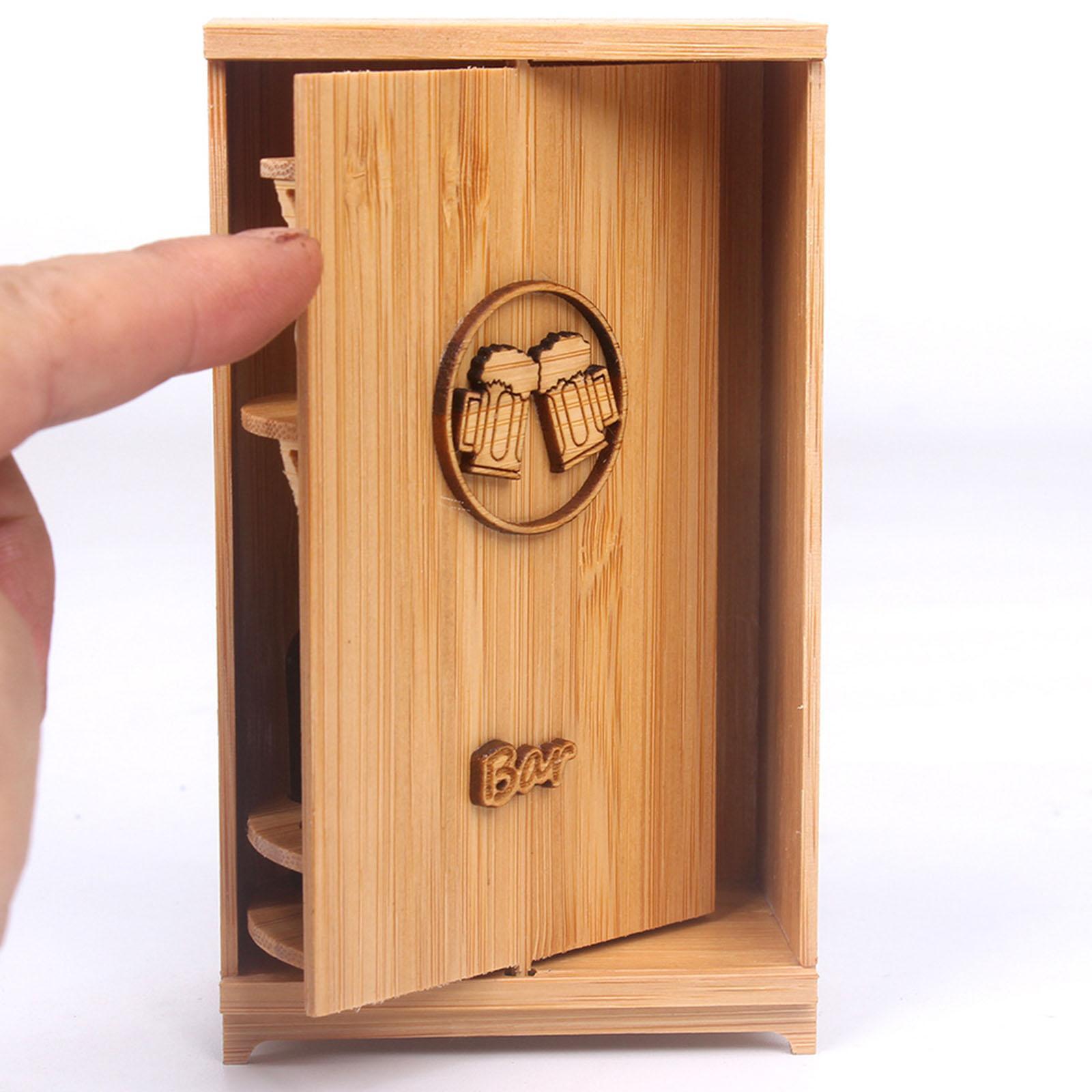 Miniature Wine Room Decor Miniature Food Play Set for DIY Scene Kitchen