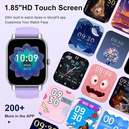Smartwatch Uomo Donna con Effettua o Risposta Chiamate, 1.85" Orologio Digitale - Zdjęcie 31 z 43