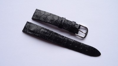 IWC 17mm Genuine Crocodile leather Racing Rally  20mm vintage watch strap band